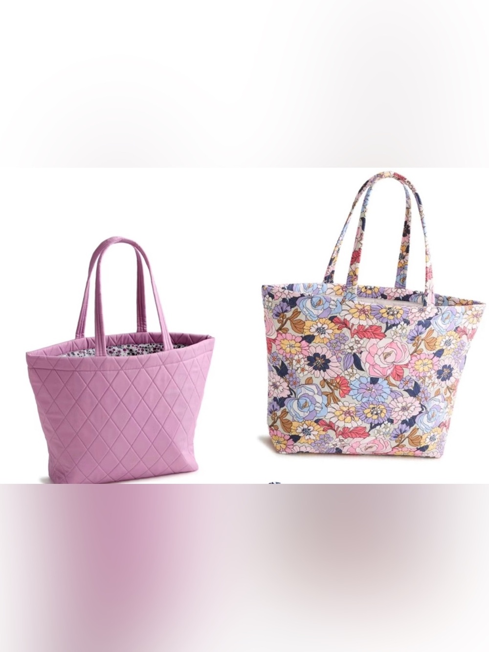 Vera Bradley East West Tote Bags